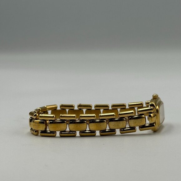 Pulsar Watch Women Gold Tone Rectangle 16MM Dial V400-X008 Quartz New Battery - Picture 11 of 14